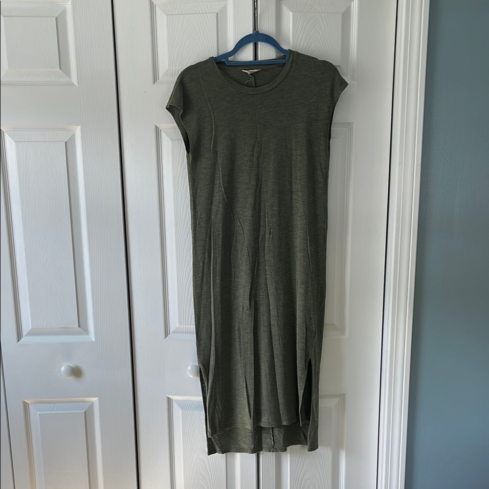 Madewell Olive Green Midi Dress